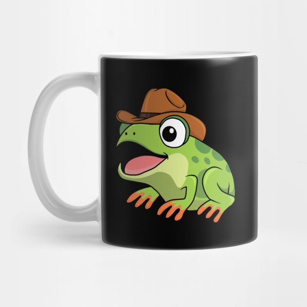 Frog with hat by valentinahramov